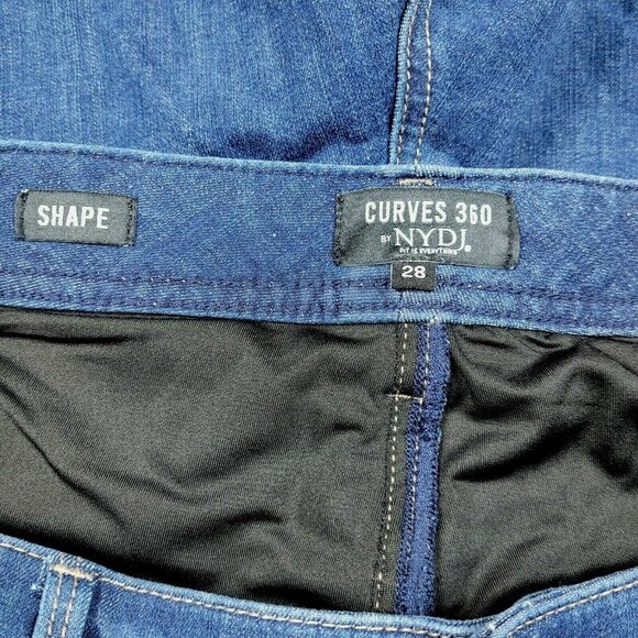 NYDJ CURVES 360 SHAPE SLIM STRAIGHT GLADIATOR SZ28 - Picture 7 of 9